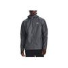 Under Armour Forefront Rain Logo Print Zip Hoodie Jacket Мужские куртки Персиково-серый 1321439-013