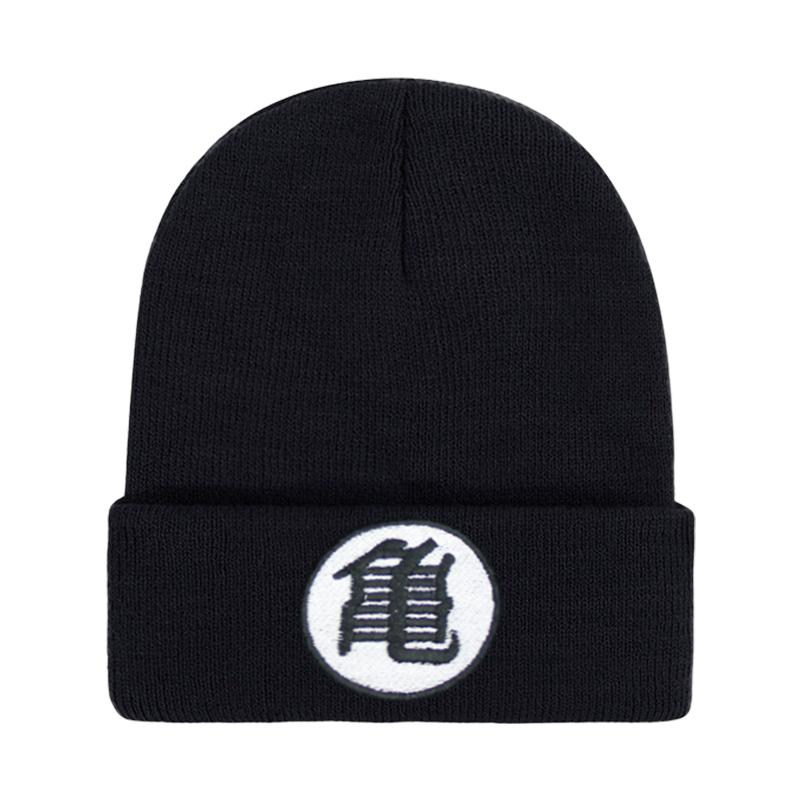 Anime Dragon Ball Embroidered Knitted Beanie Hat, Men Women Winter Outdoor Motion Ski Warm Wind-Resistant Beanie Hats