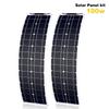 Solar Panel 50W/100W Monocrystalline Flexible Solar Panel Kit Battery Charger System