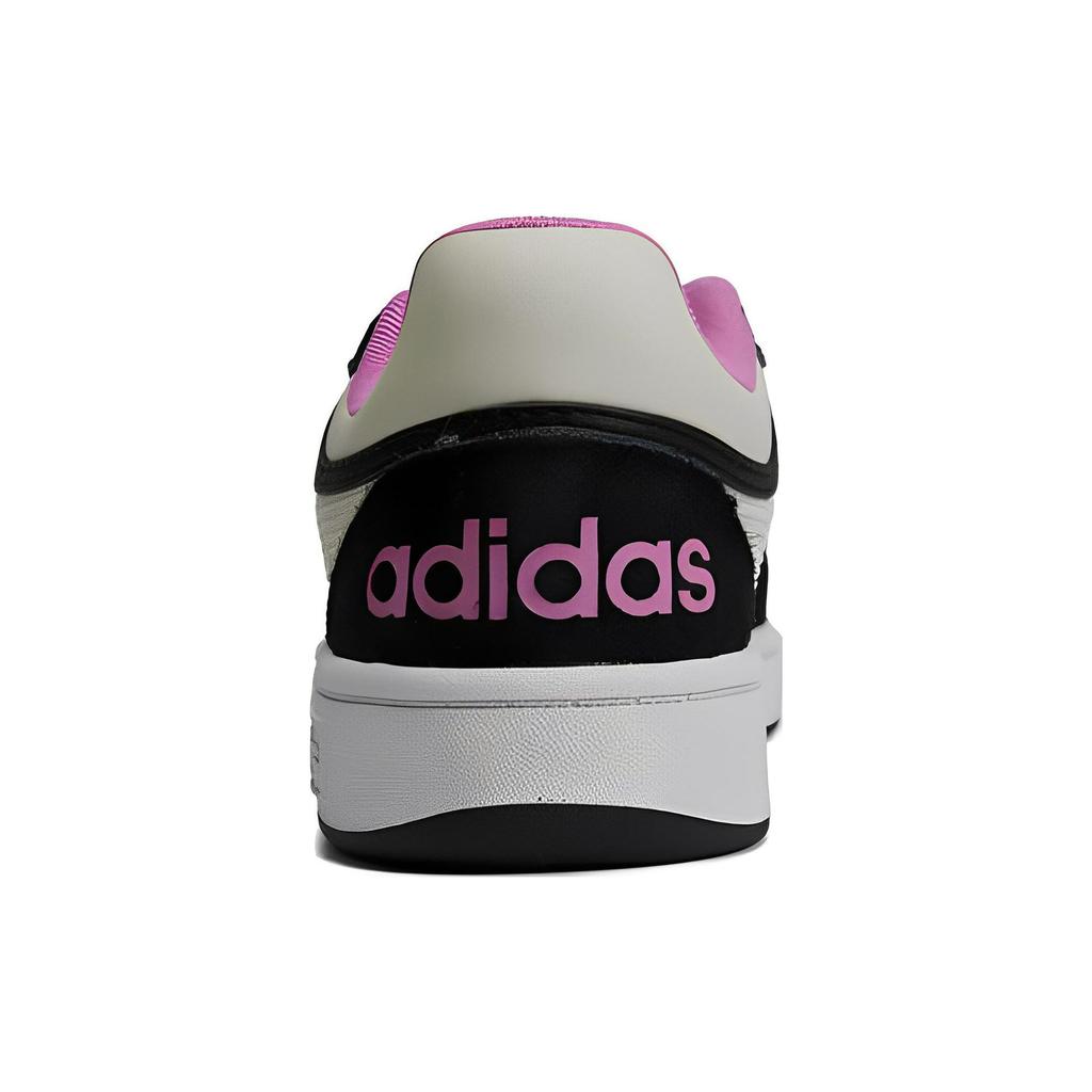 adidas Neo Hoops 3.0 Lifestyle Тканевые Нескользящие Прочные Низкие Кеды Женские Кроссовки Черный Белый Розовый HP6907