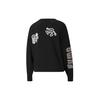 Puma Вязаный свитшот с вышитым логотипом X Mr Doodle, женские топы, черный 598687-01