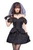 Clearstone Fantastic Villain Cosplay Halloween Bride Women's Black