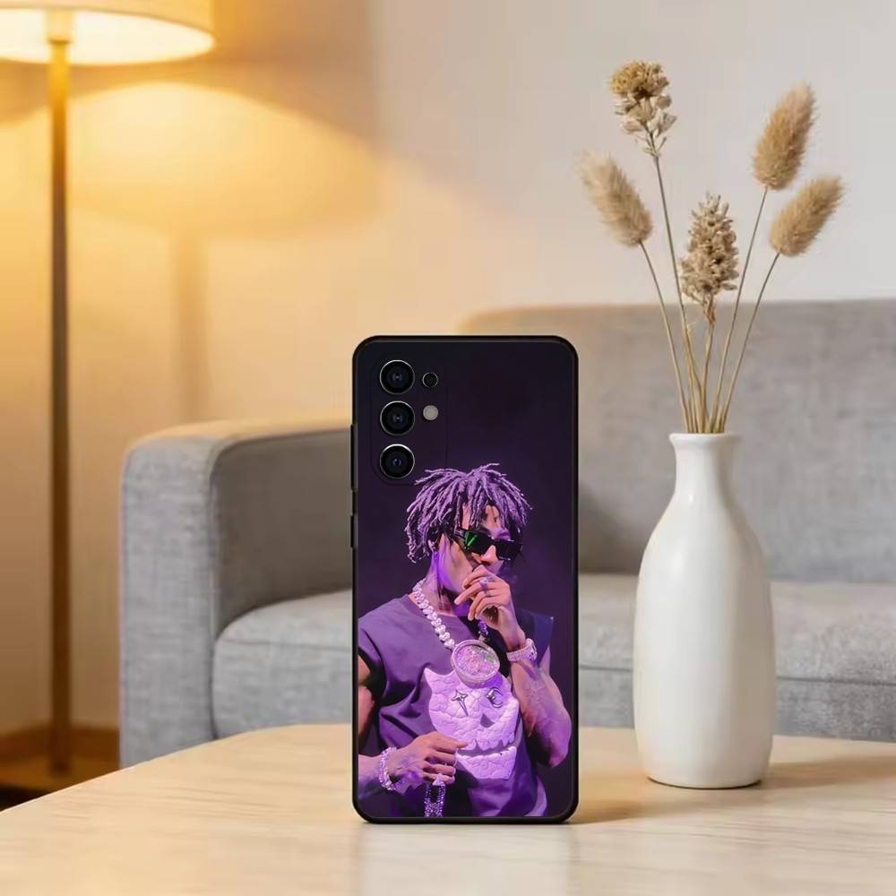 Американский R-рэпер YB Чехол для телефона Черный Силиконовый Мягкий Для Samsung S25,S24,S21,S22,S23,S30,Ultra,S20,Plus,Fe,Lite