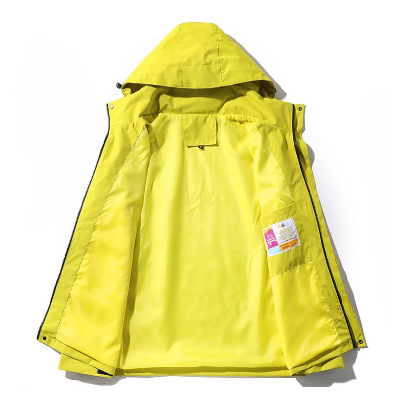 Men's Waterproof Jacket Climbing Hiking Camping Trekking Windbreaker Unisex Outdoor Windproof Rain Coat Women's Antifouling