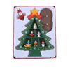 Mini Wood Christmas Tree Decoration Gift Cute Home Desktop Office Decor Party DIY Gift New-Year Children Present
