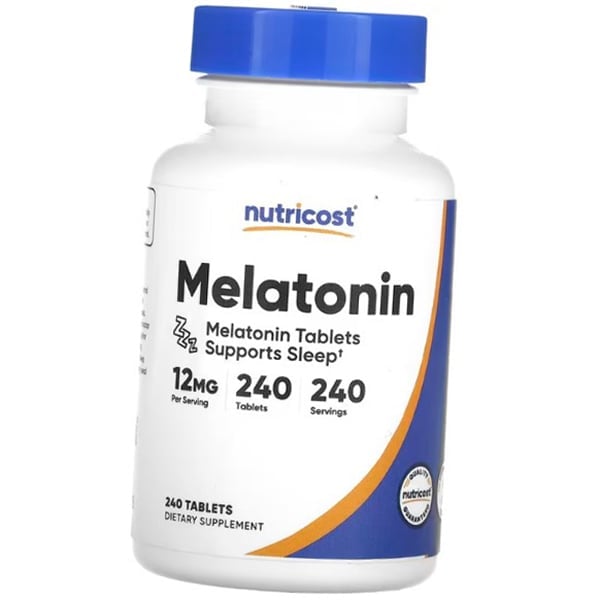 Мелатонин, Melatonin 12 Tabs, Nutricost 240таб (72647031)