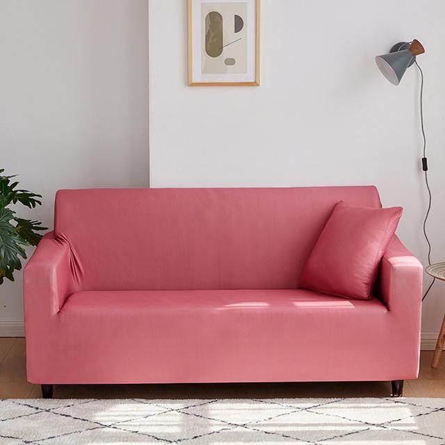 Однотонный эластичный чехол для дивана, универсальный секционный чехол, эластичный чехол для дивана для гостиной, чехол для дивана