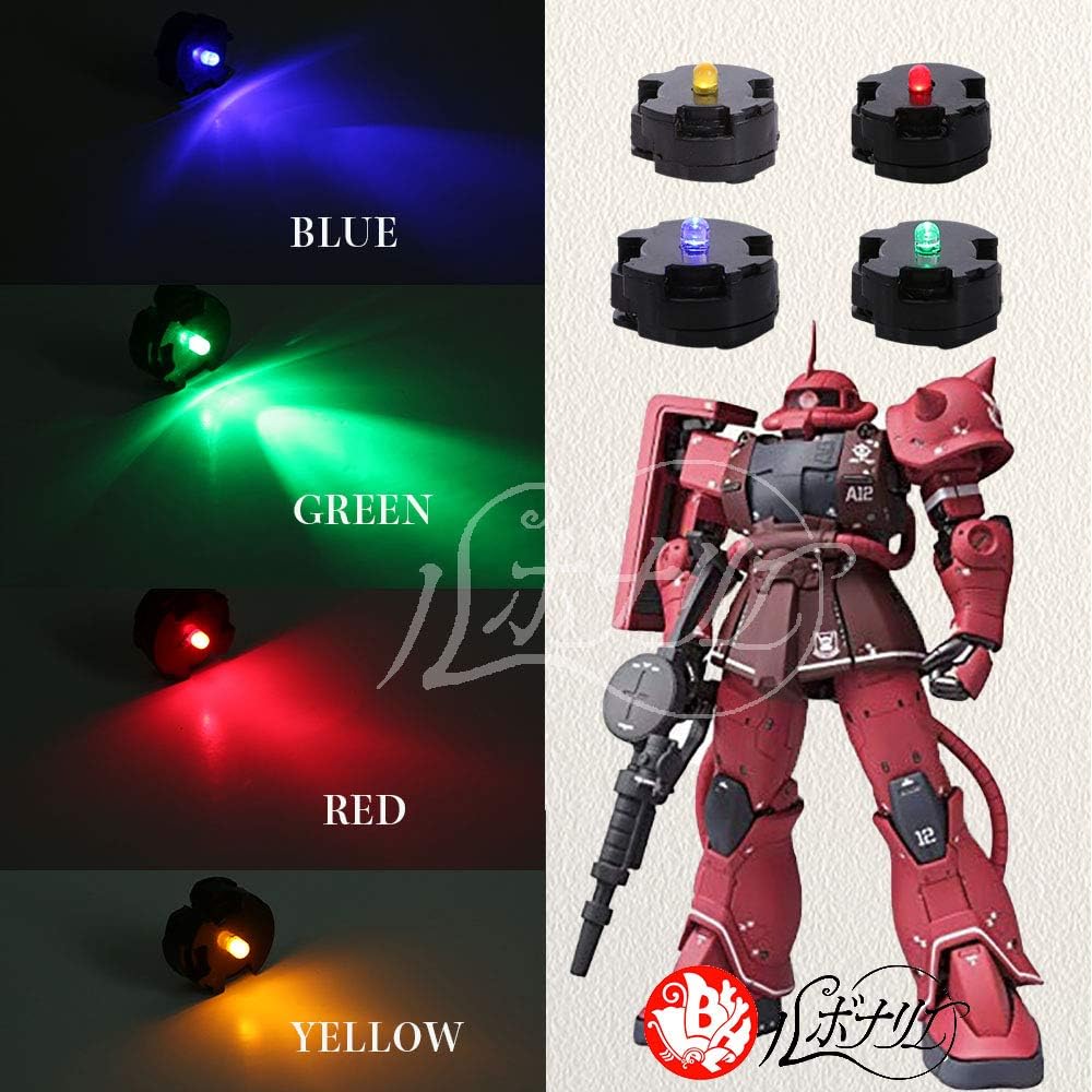 Rubonarie MG 1/100 Светодиодный блок Gunpla Gundam Детали Зеленый Желтый Красный Синий