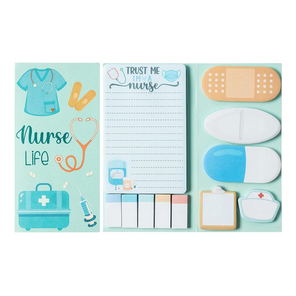 800 Sheets Sticky Note Cartoon Note Paper Self-Adhesive Note Paper Sticky Index Tabs Book Page Mark for Office School