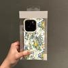 Чехол для телефона со свежим лимонным, птичьим и цветочным принтом для iPhone 17 16 15 14 13 12 11 Серии Pro Max Plus Двойная защита