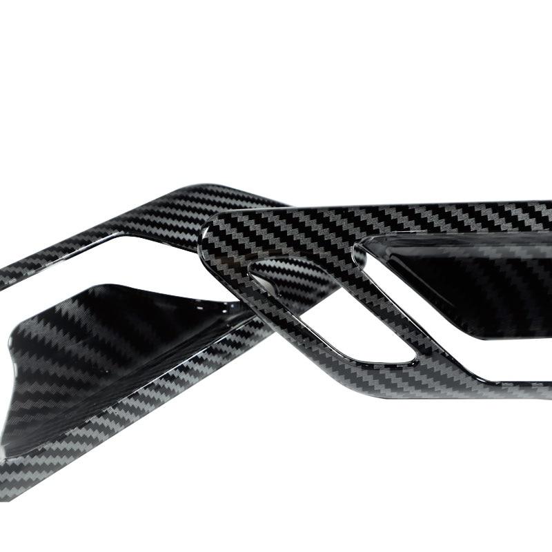 ABS Carbon Fiber Texture Car Styling Interior Door Handle Pull Bowl Frame Cover Trim For VW Golf 6 MK6 2008-2013