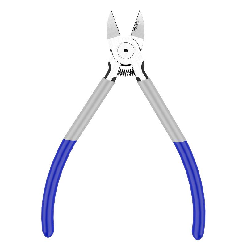 Пластиковые плоскогубцы RAYENR CR-V, 6-дюймовые кусачки, кусачки для электрических проводов, диагональные плоскогубцы для ювелирных изделий, многофункциональный аппаратный инструмент