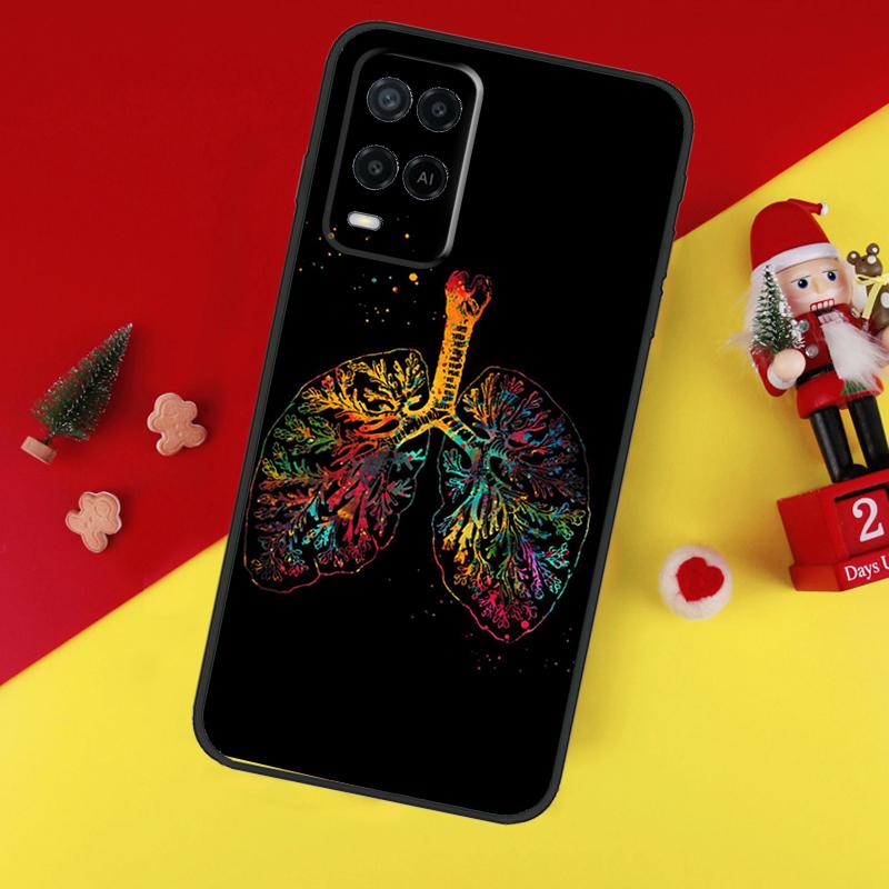 Человеческое Сердце Мозг Легкие Для OPPO A79 A57 A77 A5 A9 A53S A52 A72 A96 A76 A16 A54 A74 A94 A38 A58 A78 A15 A17 Чехол