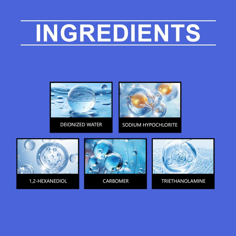 Household Mold Mildew Cleaner Gel Powerful Stain Remover for Bathroom Tile Grout Washing Machine Wall No Rinse Needed