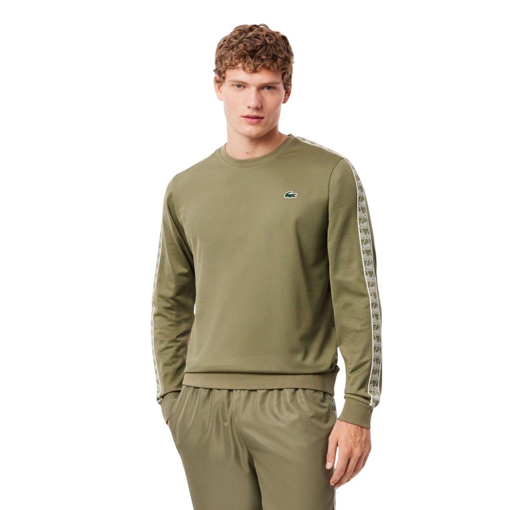 Lacoste Mens Interlock Jacquard Tennis Sweatshirt