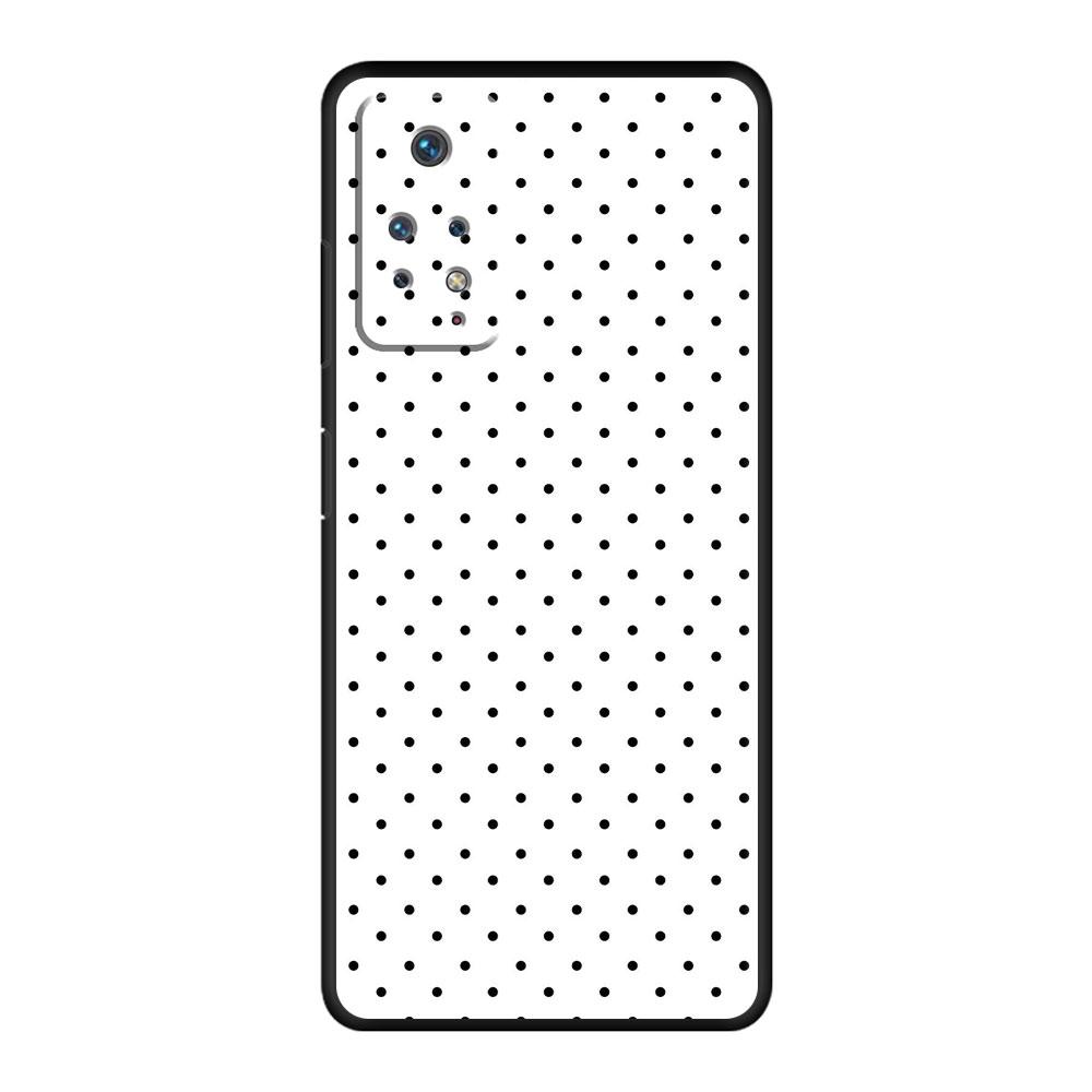 Чехол Celular Funda, черный и белый силикон в горошек для Redmi Note 9T 9A 9 10 9S 8 K40 9C 7 11 Pro 10C 8T K40S