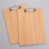 Reinforced A4 Memo Folder Wooden File Clip Board Convenient Writing Clipboard  Office Use