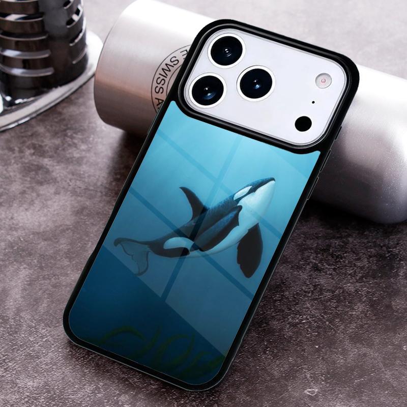 Чехол для телефона Косатка Орка для iPhone 17 16 15 Pro Max Air 14 13 12 11 Plus Ударопрочный чехол