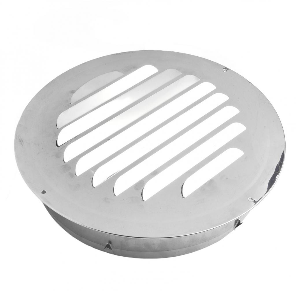 Крышка решетки воздухозаборника Защита от насекомых Круглая Серебряная