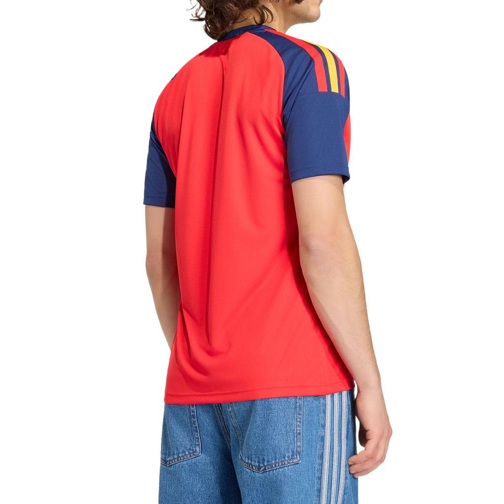 adidas Испания 26 Домашняя футболка для болельщиков Ярко-красный Мужские Топы JZ5780