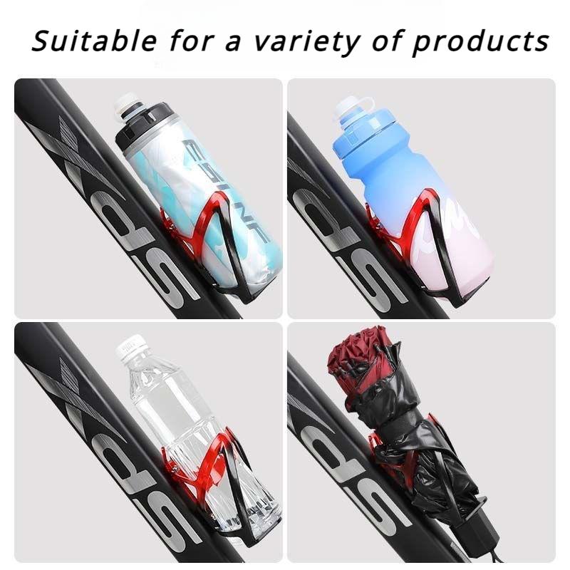 Lightweight Bike Bottle Holder Outdoor Portable Water Kettle Cage MTB Road Bicycle Cup Holder with Installation Screws and Tool 6