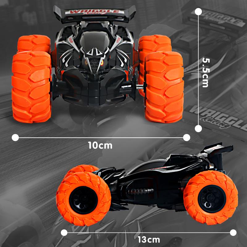 Children's Rapid Dump Truck With Dragon Head Twist Rear Pull Double-Sided Vehicle Inertia Anti Fall Model Boys' Toy Car