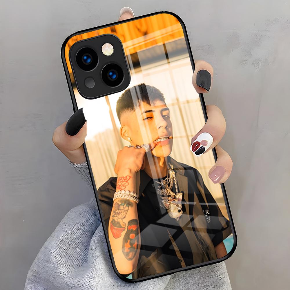 Чехол для телефона рэпера Cris MJ для IPhone 17 Air Pro Max 16 15 14 13 11 Plus Стеклянная крышка
