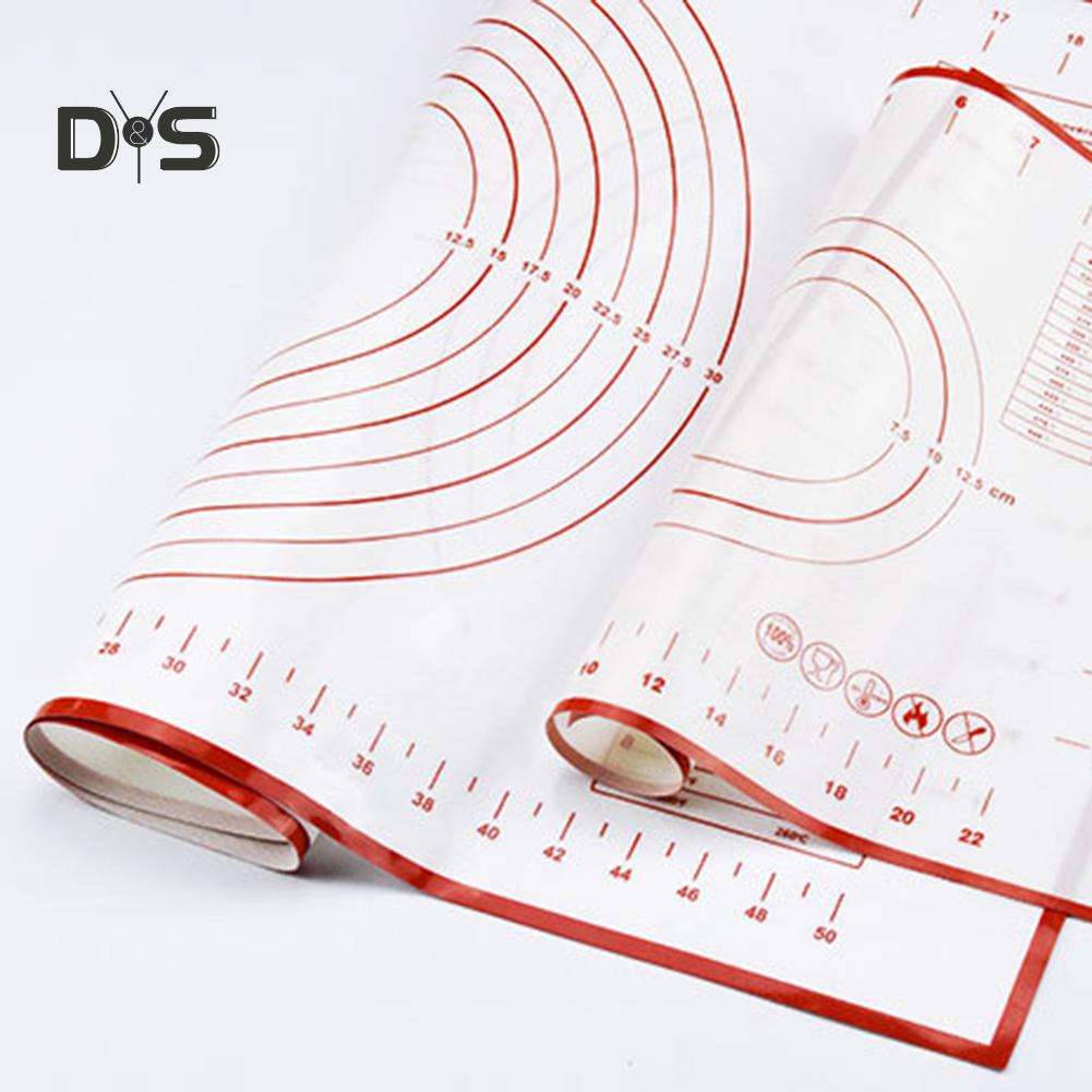 Силиконовый коврик для теста с антипригарным покрытием, коврик для выпечки, формы для выпечки, кухонные гаджеты