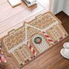 Christmas Outdoor Floor Mat For Front Door Holiday Door Mat Christmas Decor Non-Slip Winter Mat Holiday Decorations Doormat