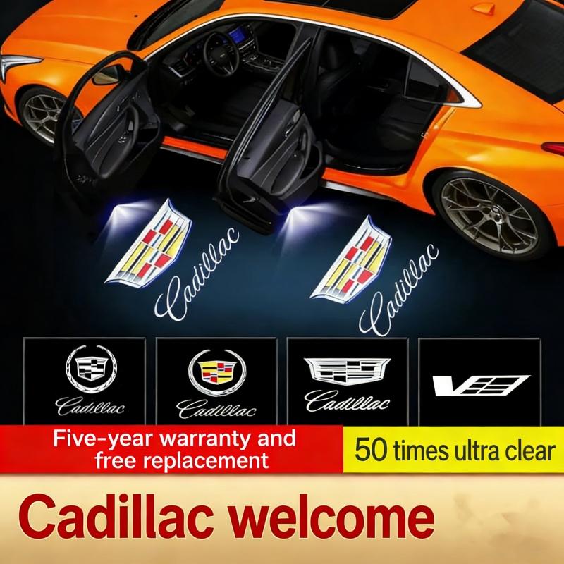 AABHX1 For Cadillac SRX XT4 XT5 XT6 ATS XTS CTS CT6 Led Car Door Welcome Light Laser Projector Logo Ghost Shadow Lamps Car Accessories