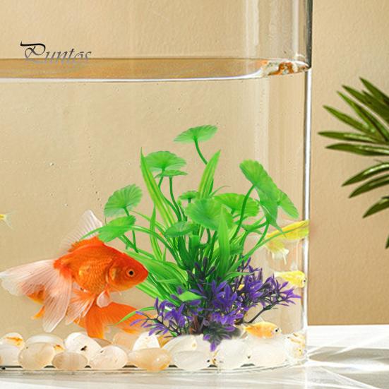 Искусственные водные растения, устойчивые к выцветанию, имитация пластика, гидропонная трава, яркий аквариумный ландшафтный декор для аквариумов с рыбами и рептилиями