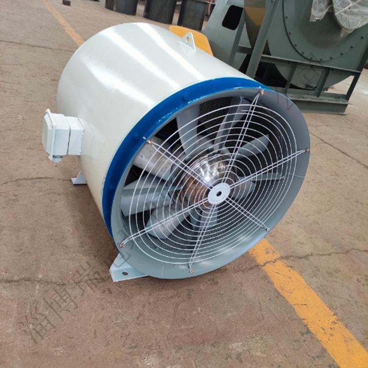 7.5kW Axial Tunnel Fan for Dust Removal, Air Supply, and Dehumidification in Construction