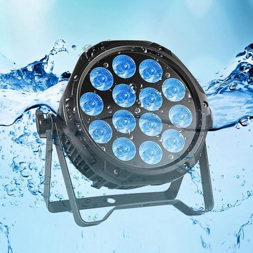 U`King 70W 14 LED Waterproof Par Light Stage Light, RGBW DMX512 Auto Mode Voice Activated, Stylish, Compact, Freestanding Dimmable, Sound Activated an