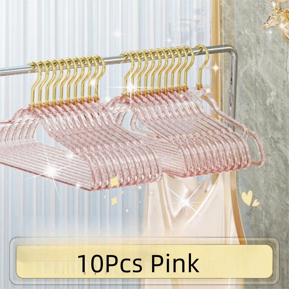 10 шт. Утолщенные акриловые вешалки для одежды, не оставляющие следов, вешалка для брюк, модная вешалка для прачечной, гардероб