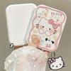 New Cat Student Portable Makeup Mirror with Folding Mirror Comb and Handheld Small Mirror