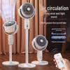 F1 USB Smart Oscillating Floor Fan with Remote - Three-in-One Desktop and Floor Use