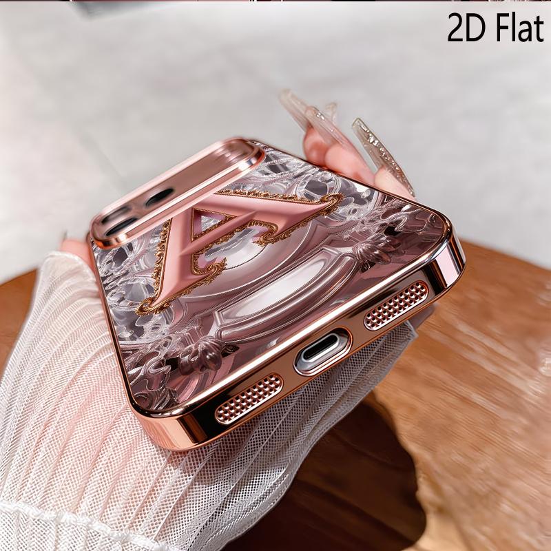 LdFrame 2DПлоский Для iPhone17 18 16 15 14 13 12 11 Pro Max XS XR 8 7Plus Чехол для телефона Ударопрочный Защитная задняя крышка