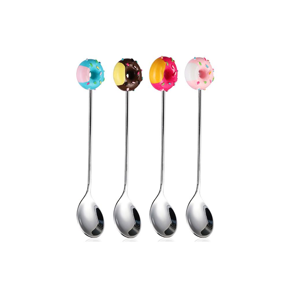High Quality Stainless Steel Dessert Cake Dinnerware Coffeeware Sugar Stirring Spoon Teaspoon Fruit Fork Coffee Spoon