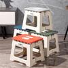 New Small Plastic Folding Stool Kids Portable Plastic Stool Collapsible Chair Safe Outdoor Picnic Handheld Step Garden Stool