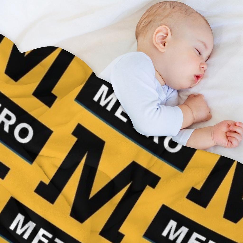 Tyne And Wear Metro Throw Blanket Summer Beddings warm winter Plaid Decorative Sofa Blankets