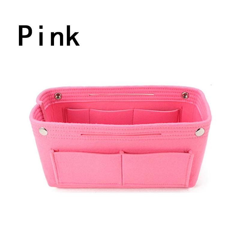 1Pcs Multifunction Handbag Insert Bag Multi-Pocket Storage Bags Organizer Purse Felt Purse Organizer