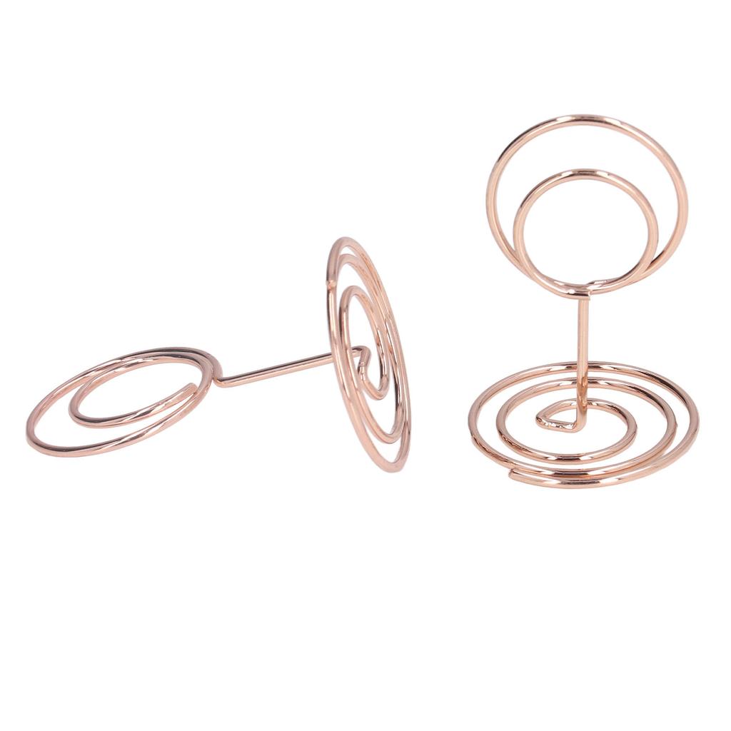 10pcs Table Number Holder Convenient Practical Round Base     Stable Elegant   Home Decoration