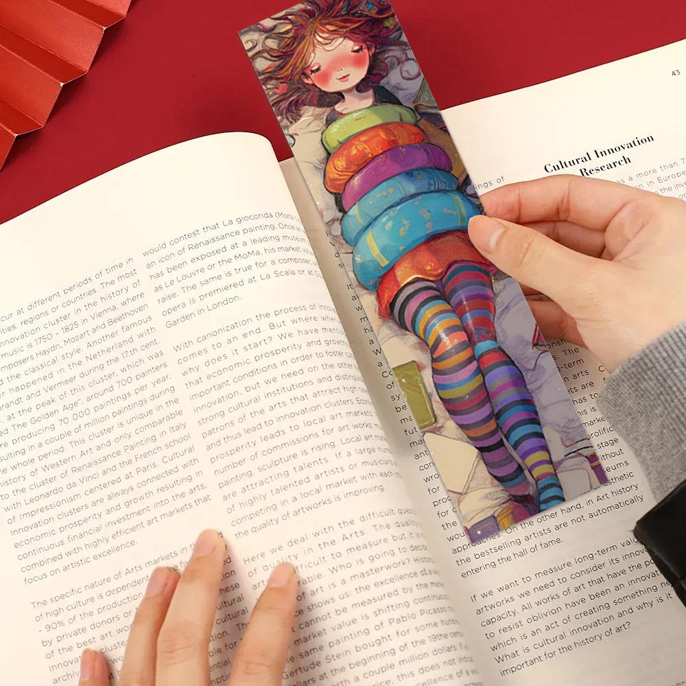 32 шт., ретро и причудливая закладка девочки-книголюба, подходит для учителей, читателей и любителей книг, подарок на день рождения