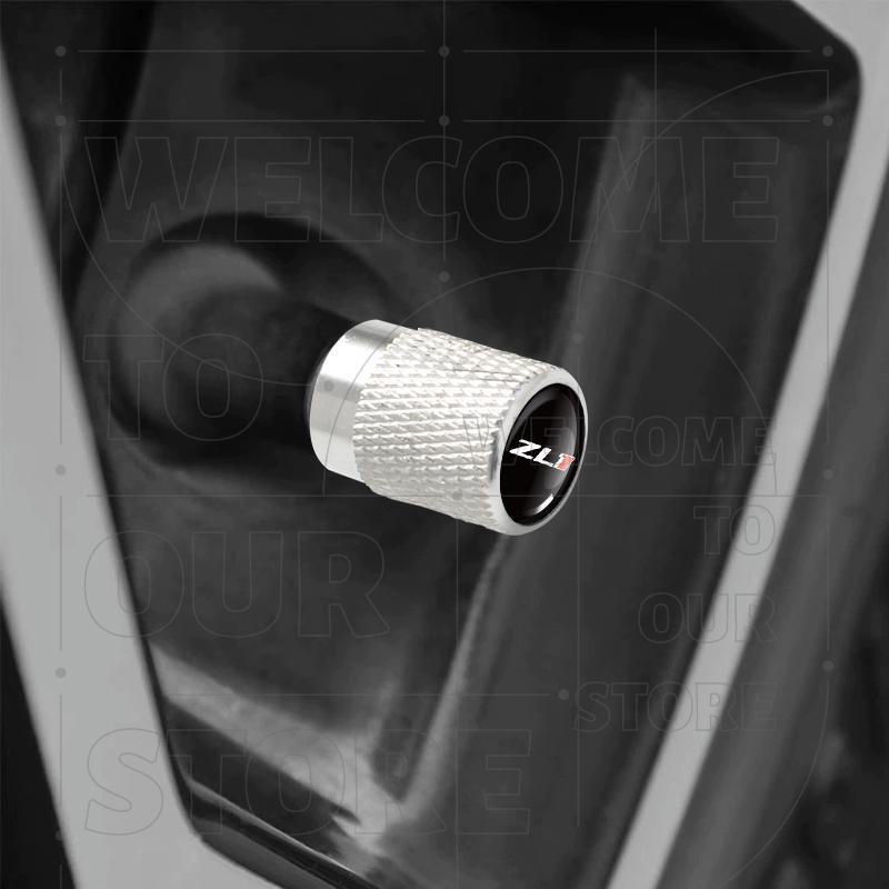 For Chevrolet ZL1 Comaro Captiva Hornet Malibu LOGO 4pcs Car Wheel Tire Valve Aluminum Caps Tyre Stem Covers Airdust Waterproof