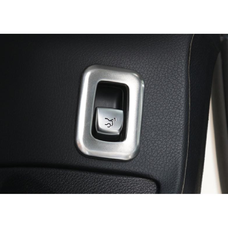 Для Mercedes-Benz GLC 2016-21 Серебристая ABS Накладка на ручку задней двери багажника 1 шт.