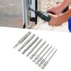 9PCS S2 Steel Hex Screwdriver Bit Set Magnetic Hex Driver Bits Set  Auto & Mechanical Repair
