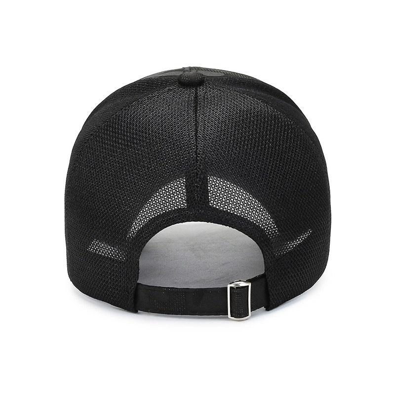 Mesh Baseball Cap Men's Summer Quick Drying Lightweight Breathable Mesh Cap Big Head Circumference Duckbill Cap Outdoor Sun Hat Sun Hat