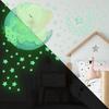 Luminous Stars Wall Stickers for Kids Baby Room Bedroom Ceiling Home Decor Fluorescent Cartoon Bear Glow In The Dark Stickers