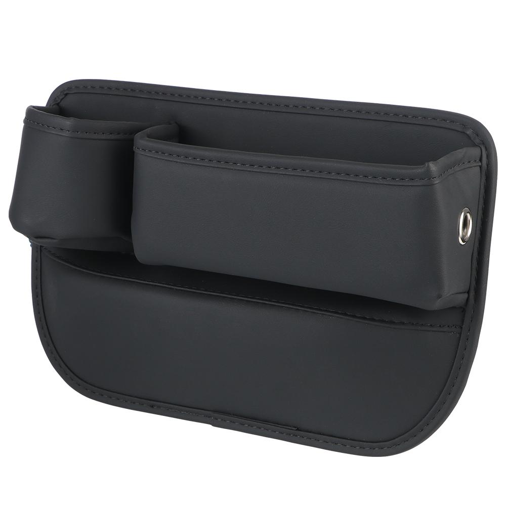 Многофункциональный с подстаканником органайзер для автомобильного сиденья из искусственной кожи автомобильная консоль боковой ящик для хранения мобильных телефонов