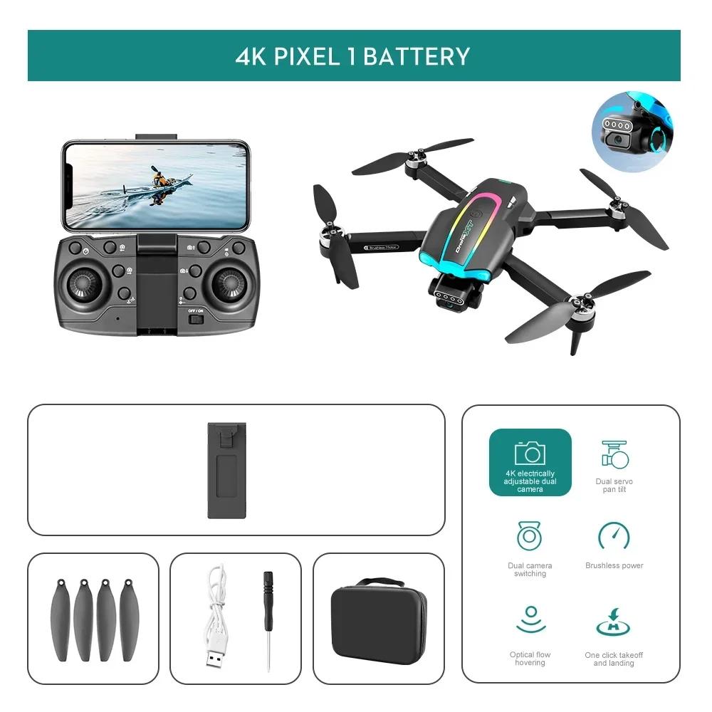 Новый дрон XT105 5G WiFi FPV Бесколлекторный двигатель Возврат HD Двойная камера 360° Лазерное обхождение препятствий Радиоуправляемый квадрокоптер Дрон Игрушки